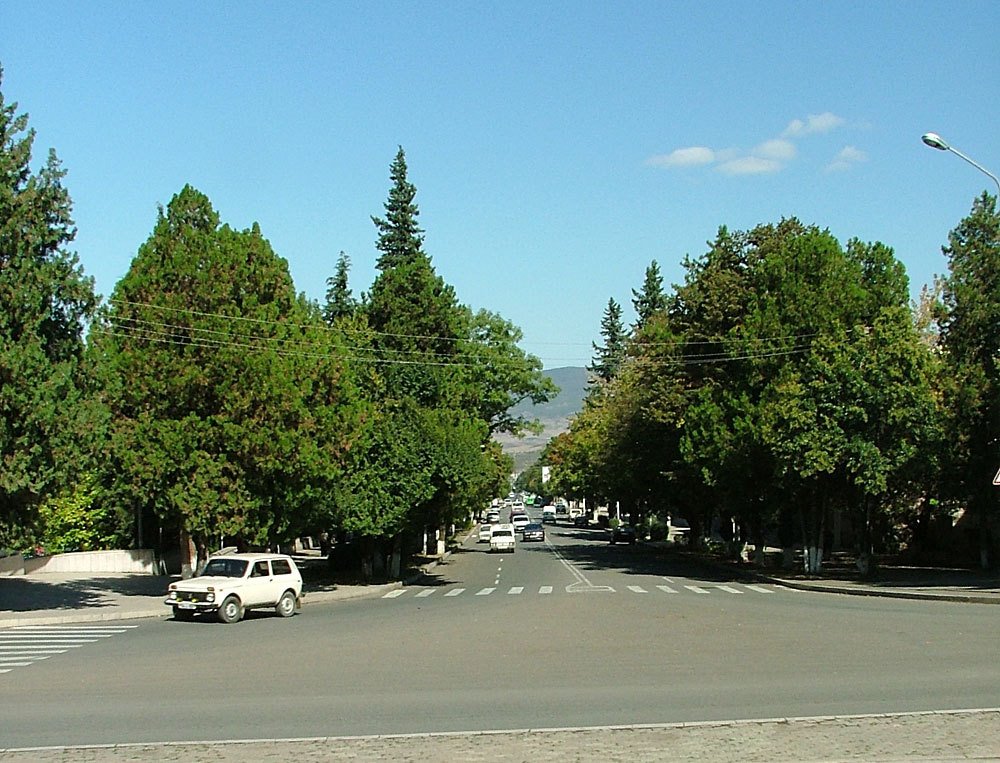 The streets of Stepanakert town, Nagorno-Karabakh Republic - 6, Степанокерт