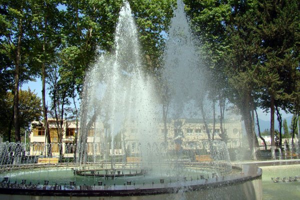 Центральный фонтан со светомузыкой, Исмаиллы