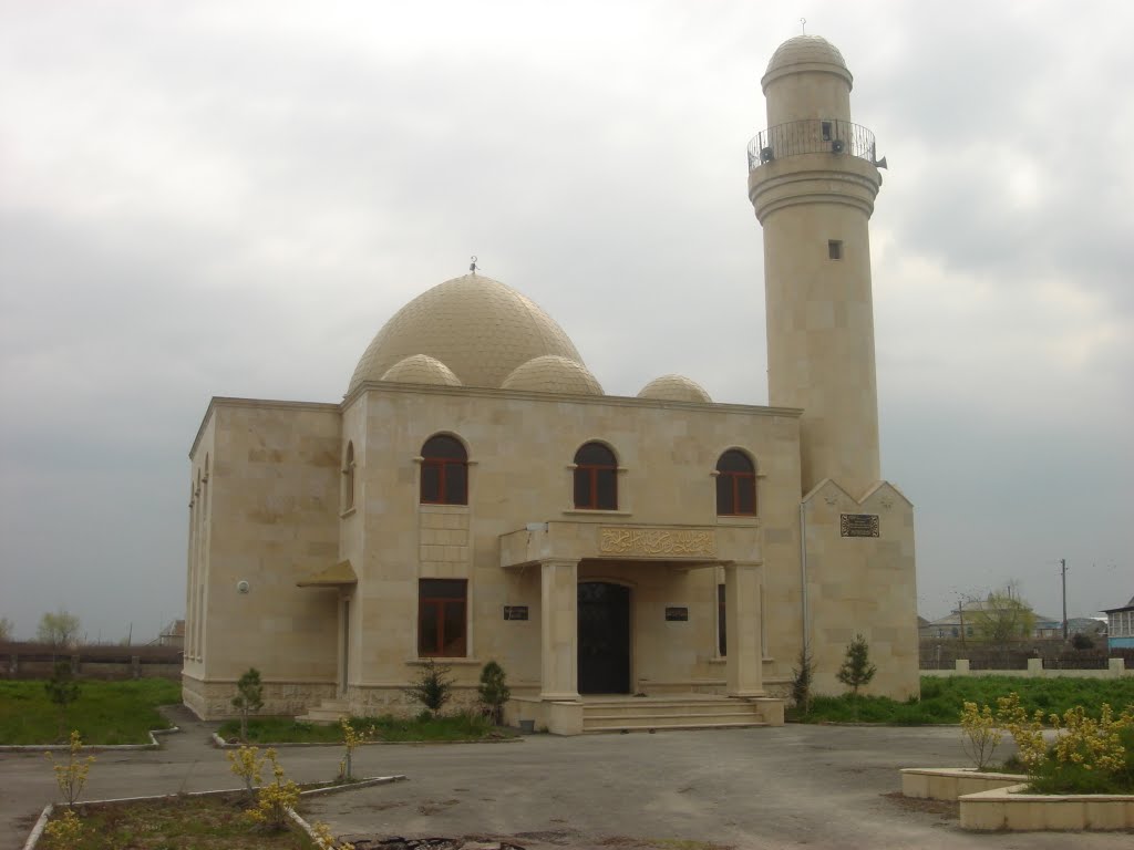 Fatemeh Zahra Mosque, Sighirli, Kurdamir, Azerbaijan, Касум-Исмаилов
