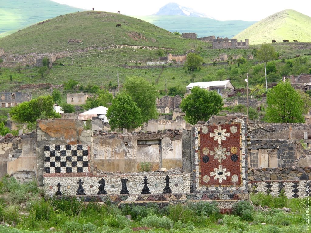 Soviet chess scholl frescos, Кельбаджар