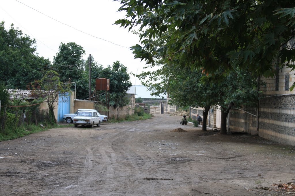 Yuxarı Könüllü kəndi, 1ci küçə, Шамхор