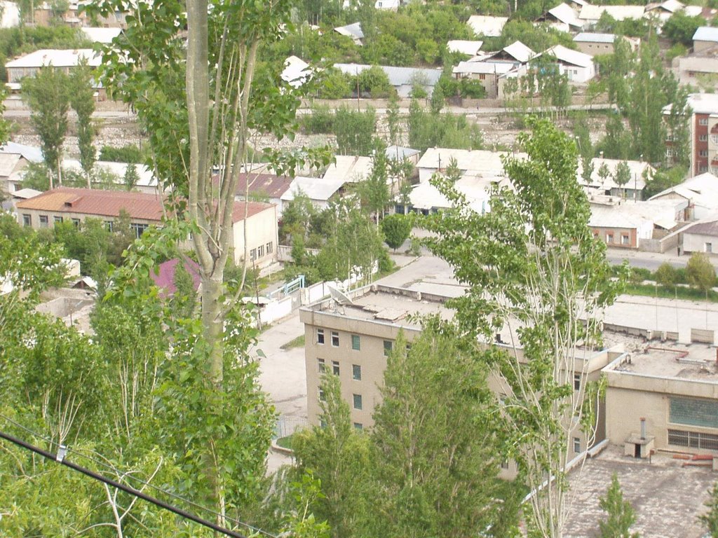 View of the city. Khorog, Tajikistan., Хорог
