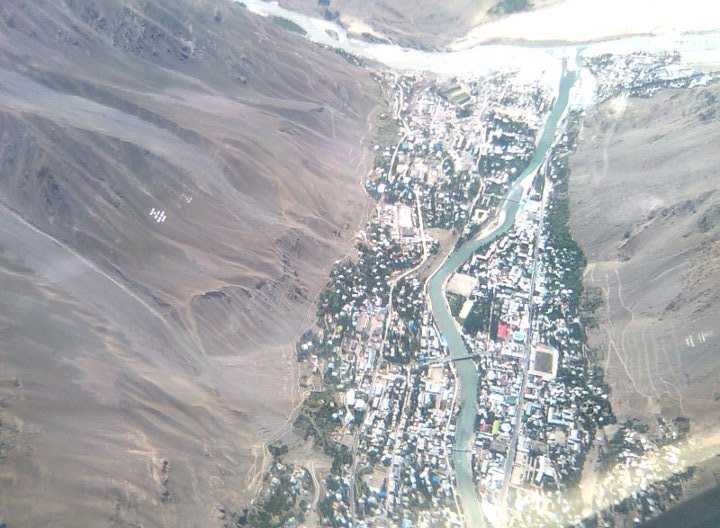 Khorog from Above, Хорог