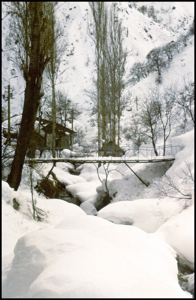 Khoja-Obigarm in winter. 1984, Дангара