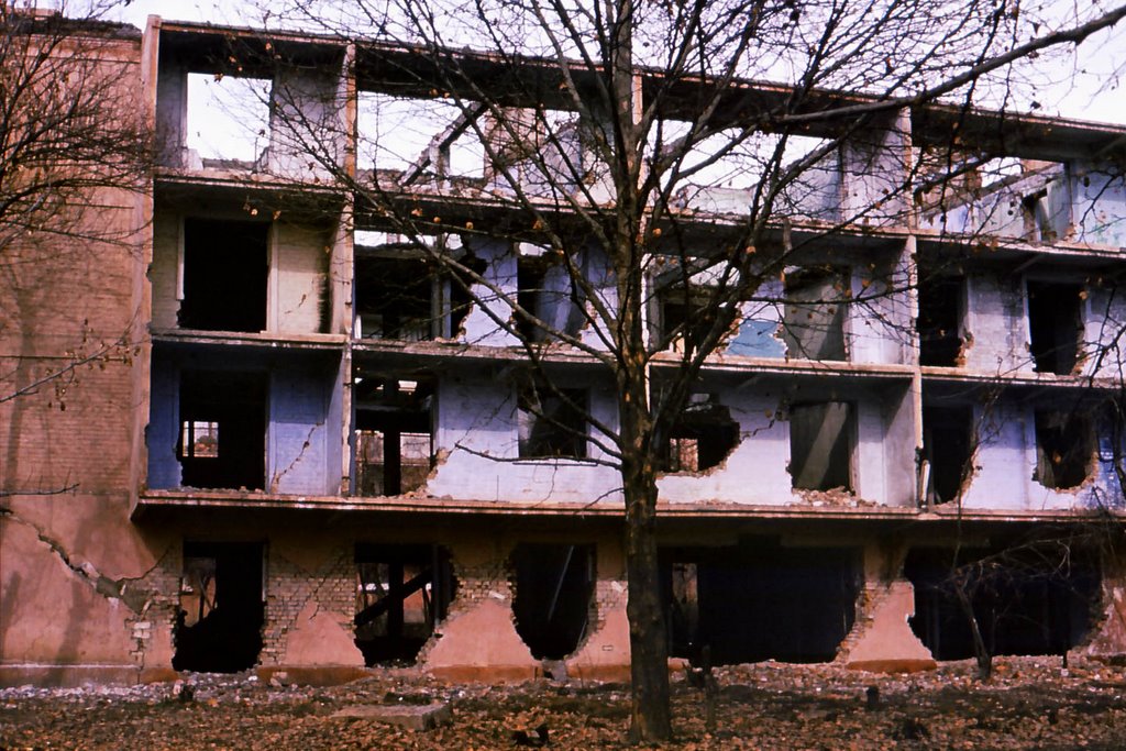 House in Dushanbe hit by the earthquake. 1984., Дангара
