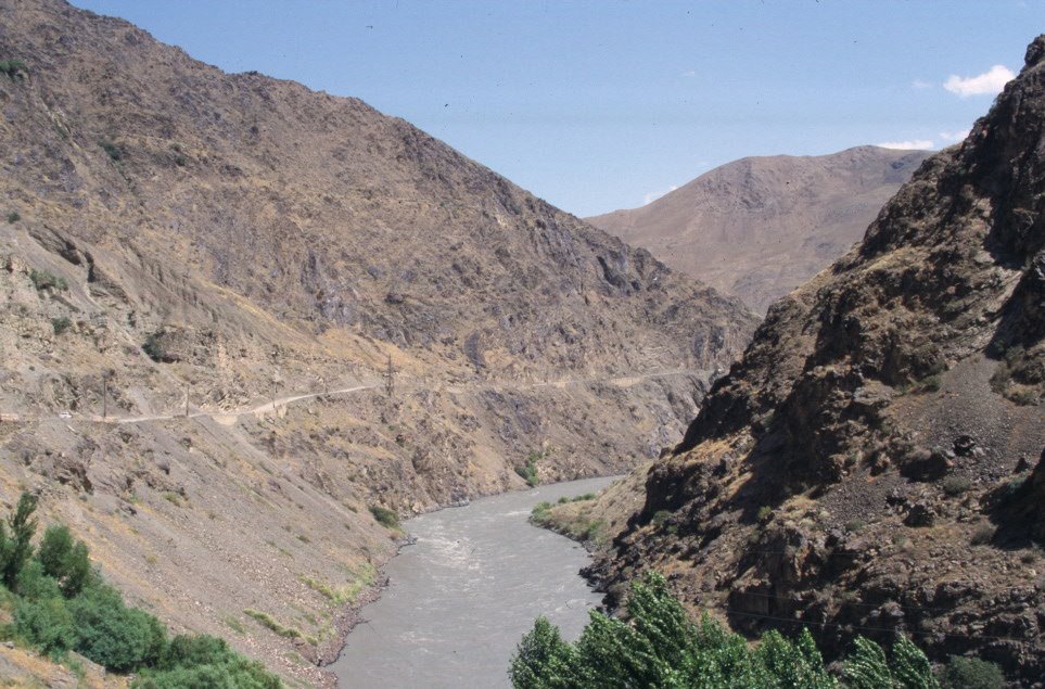 La vallée de la rivière Zerafchan, Зафарабад