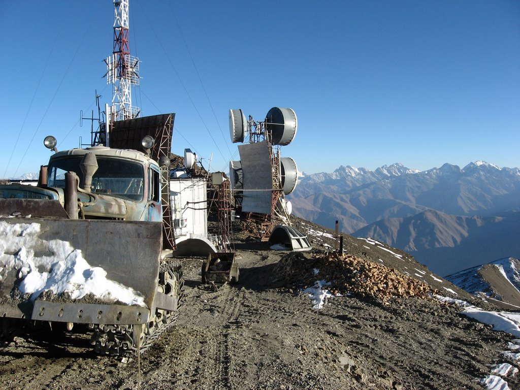 Wireless station "Obburdon". 4,1 km height above sea level., Зафарабад