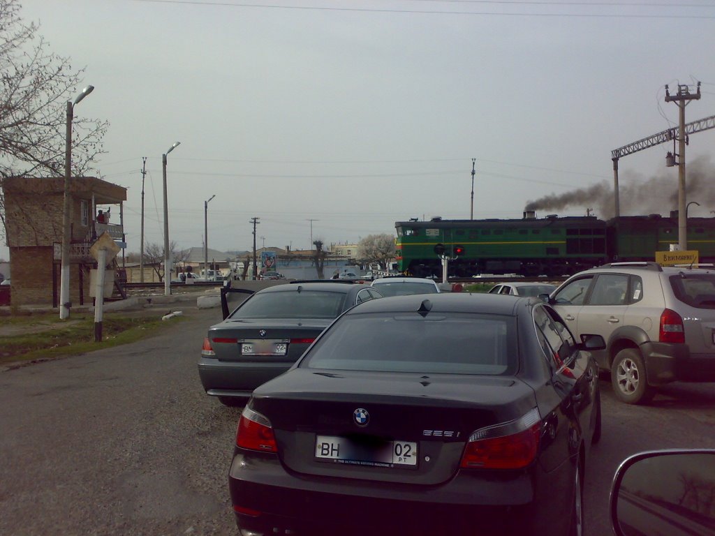 Railroad crossing - Железнодорожный переезд, Чкаловск