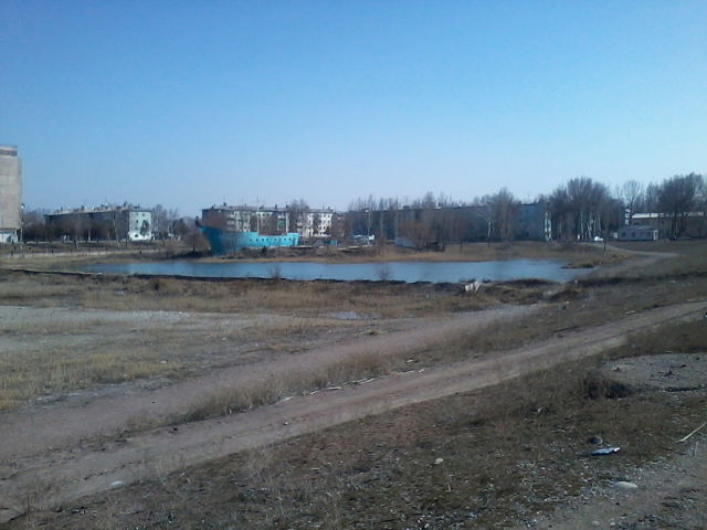 дно озера, далее квартал заозерный, Чкаловск