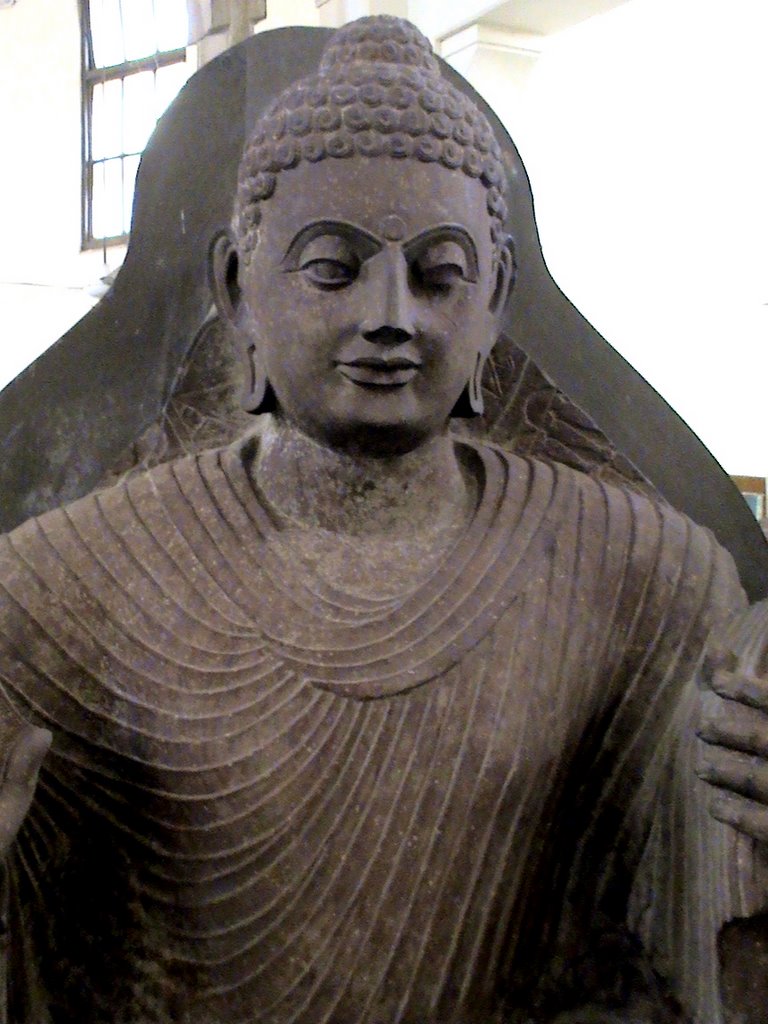 The World-Famous  Idol of Lord Budhha in Mathura Museum, Mathura, UP, India, Дарваза