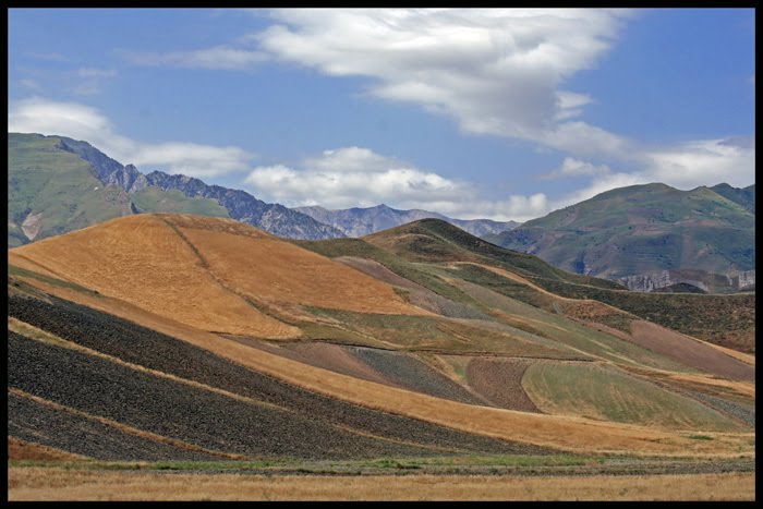 منظره و کوههای زیبای روستای  چرم نو کلات نادر, Душак
