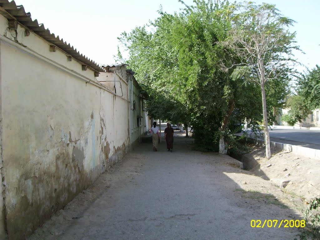street of Bayramaly. улица Байрамали, Байрам-Али