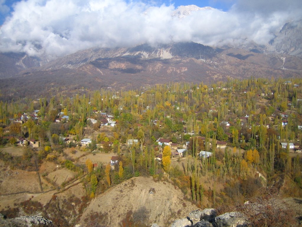 Above Arslanbob, Kyrgyzstan, Алтынкуль