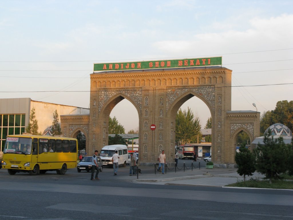 Andizhan, bus station, Алтынкуль