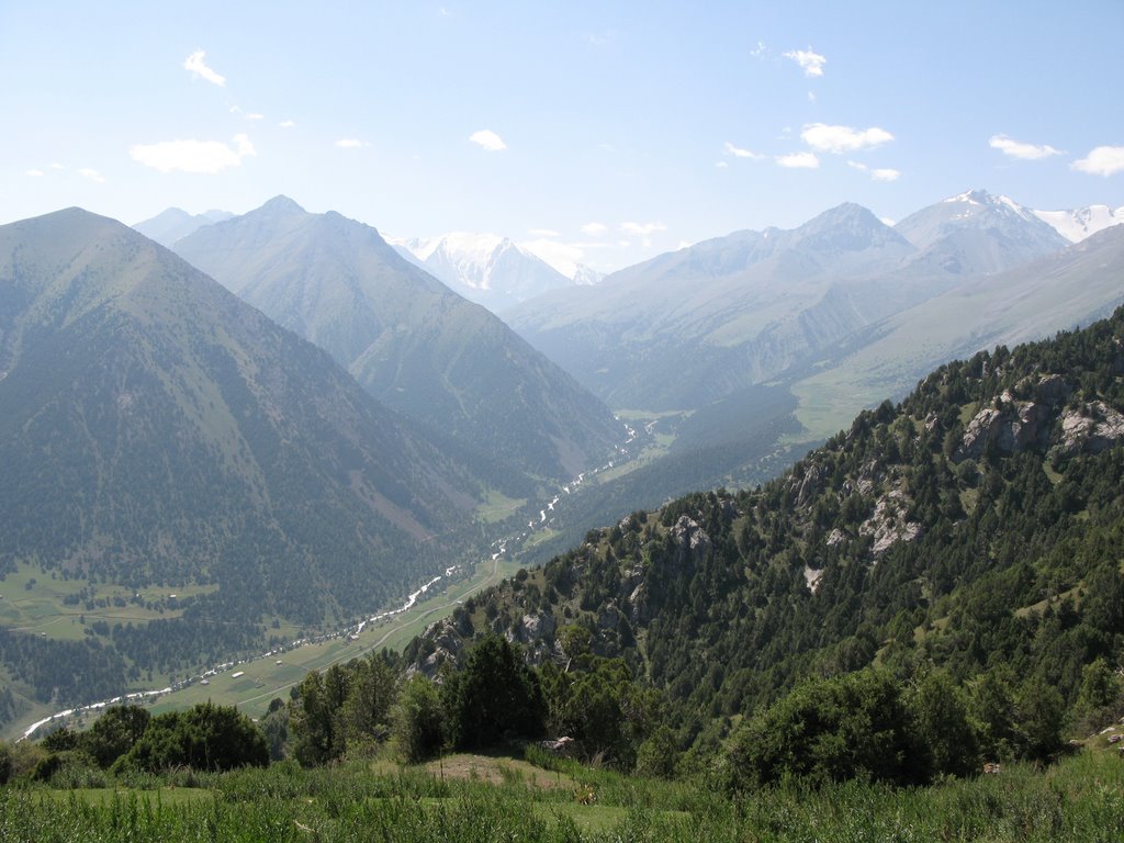 Djindy-Bel Pass, view to Akart, Алтынкуль