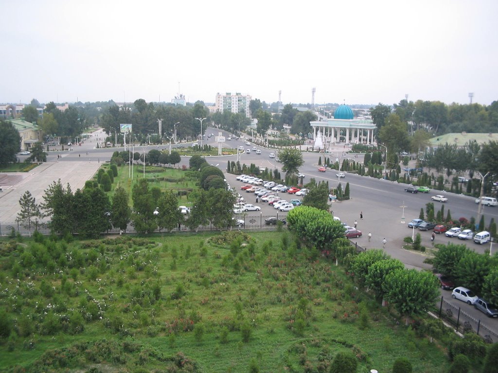View from Governors Office, Андижан
