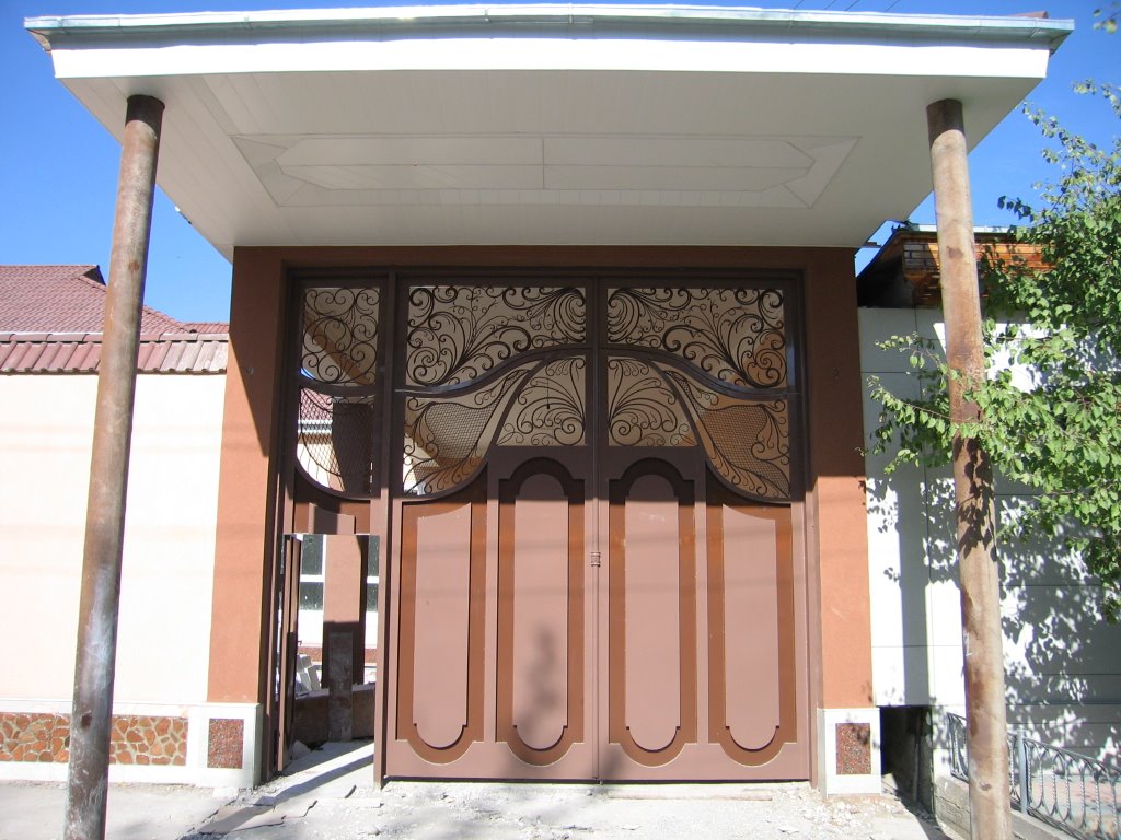 Ferghana, street, gate, Балыкчи