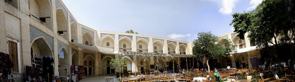 Bukhara - Inside Koukeldash madrasa (the largest in town), Бухара