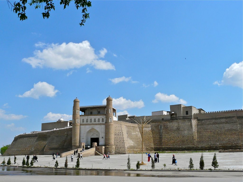 La citadelle ou Ark, résidence royale, création ouzbèque du XVIII ème siècle, origine du VI ème siècle, Бухара