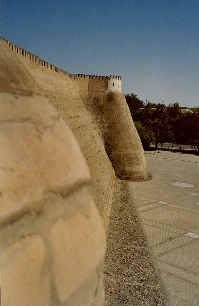 Wall of Ark fortress in Bukhara, Бухара