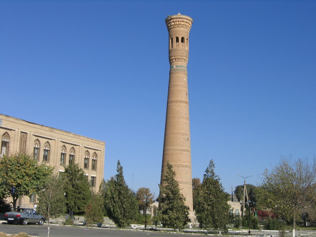 Vabkent le minaret, Вабкент