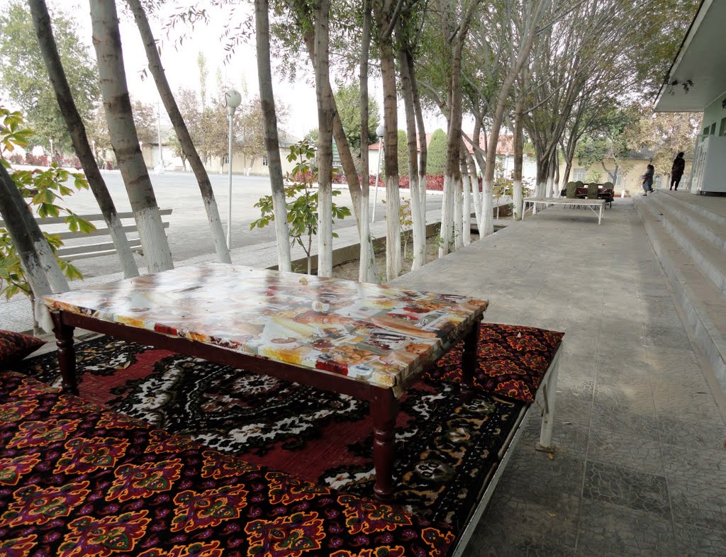 Tea House with Tapchan (Jizzakh, Uzbekistan), Заамин