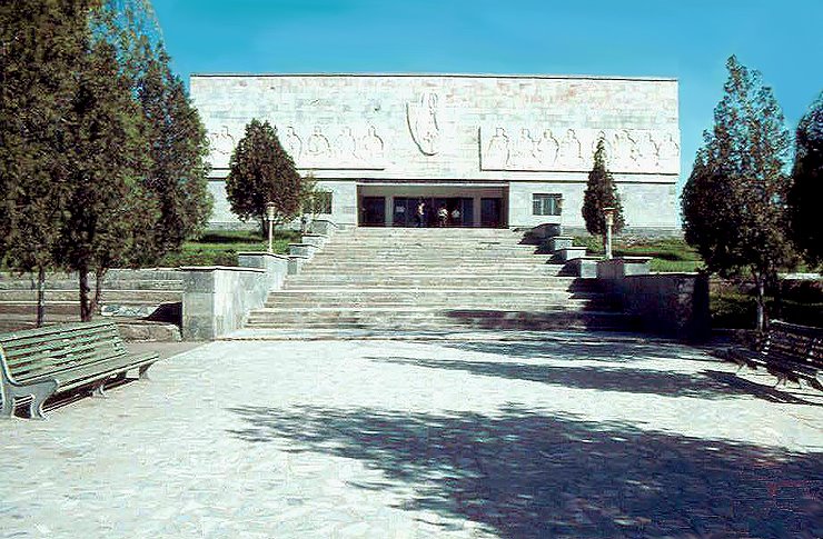 1985.04. - Szamarkand, history muzeum, Усмат