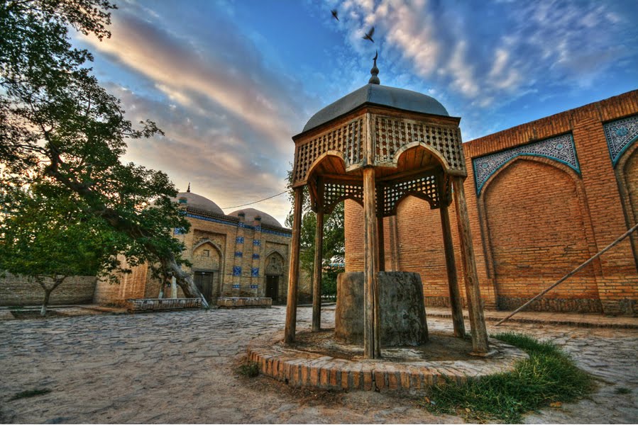 Courtyard in the old school - Khiva - Uzbekistan, Мангит