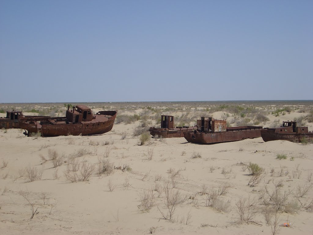 Abandoned fishing boats, Муйнак