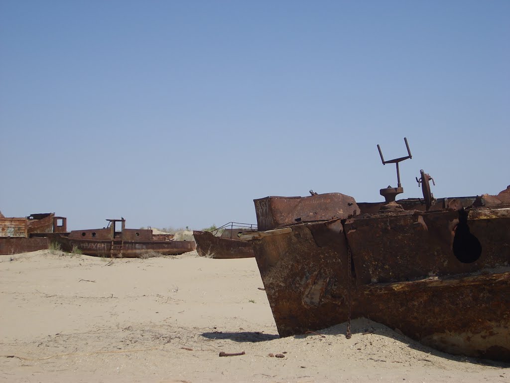abandoned fishing boats, Муйнак