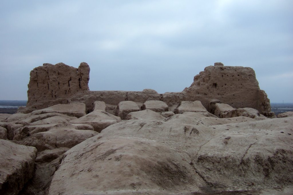 Ancient city in Nukus, Тахиаташ
