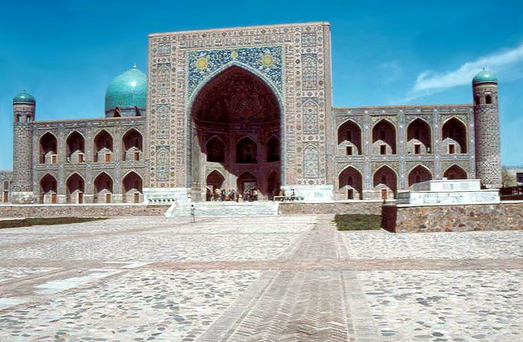 1985.04. - Samarkand, Regisztan square-Tilla Kari medressze, Самарканд