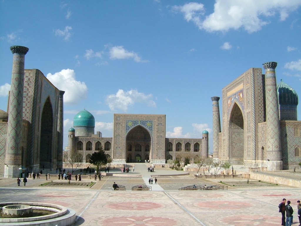 Plaza del Registan Samarcanda, Uzbekistan, Самарканд