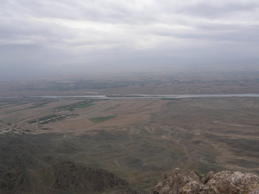 Sir-Darya, a view from the mountains - Сыр-Дарья, вид с гор, Крестьянский