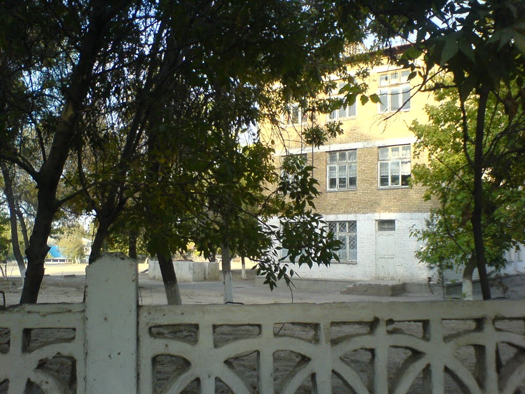 Школа №14 имени Титова. На втором этаже был класс географии, Алмалык
