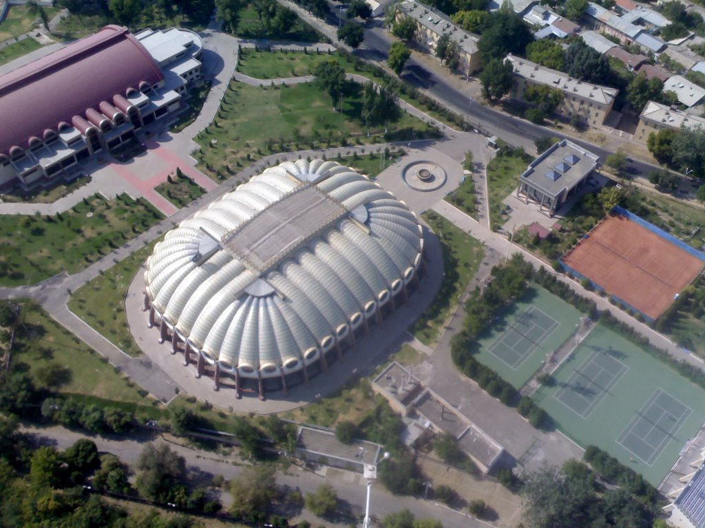 Sport Complex from the Tower, Келес