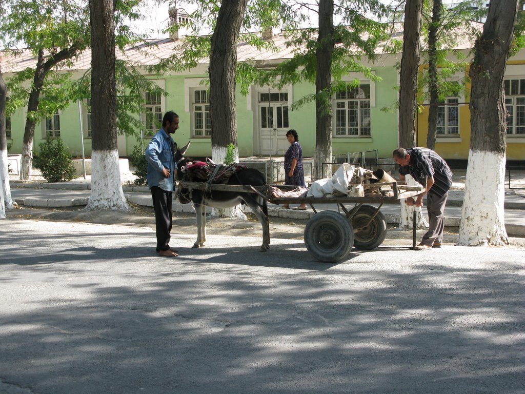 Fergana, street, road breakdown, Учкуприк