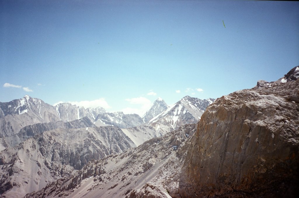 Ak-Tash peak (view from Kalkush pass), Учкуприк