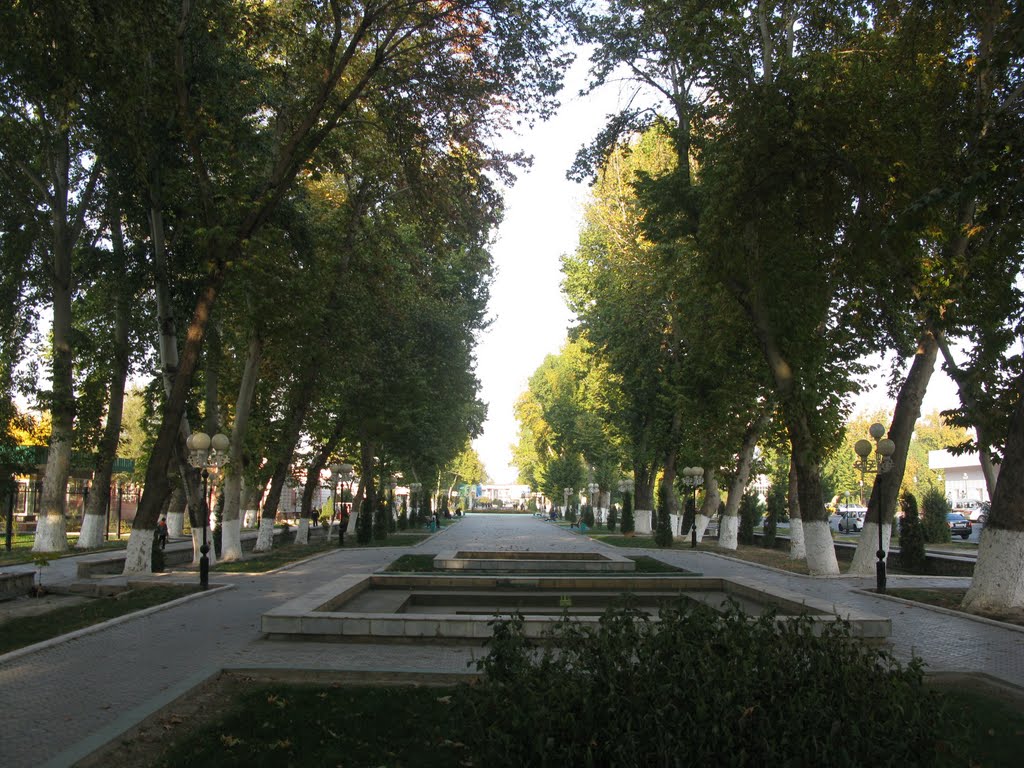 Fergana, Boulevard (old Lenin street), Фергана