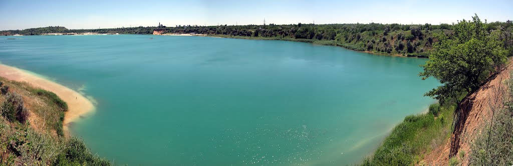 Голубые озера панорама (Blue Lake Panorama), Авдеевка