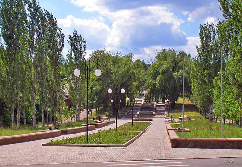 пока еще зеленый парк, Артемовск
