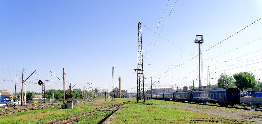 Панорама станции Дебальцево., Дебальцево