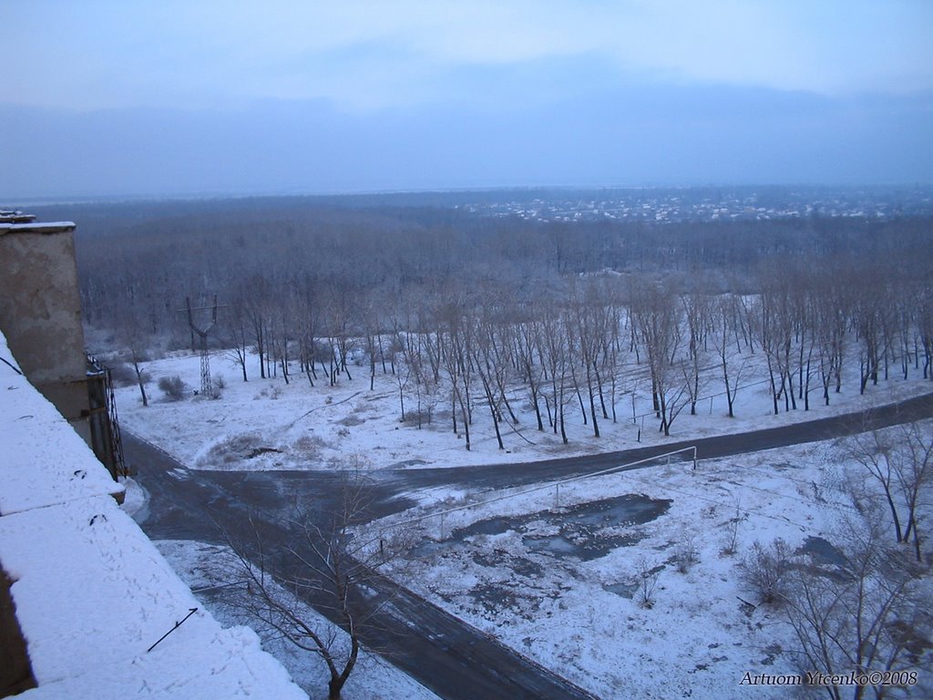 Вид с крыши дома №11 ул. 50лет ВЛКСМ, Дзержинск