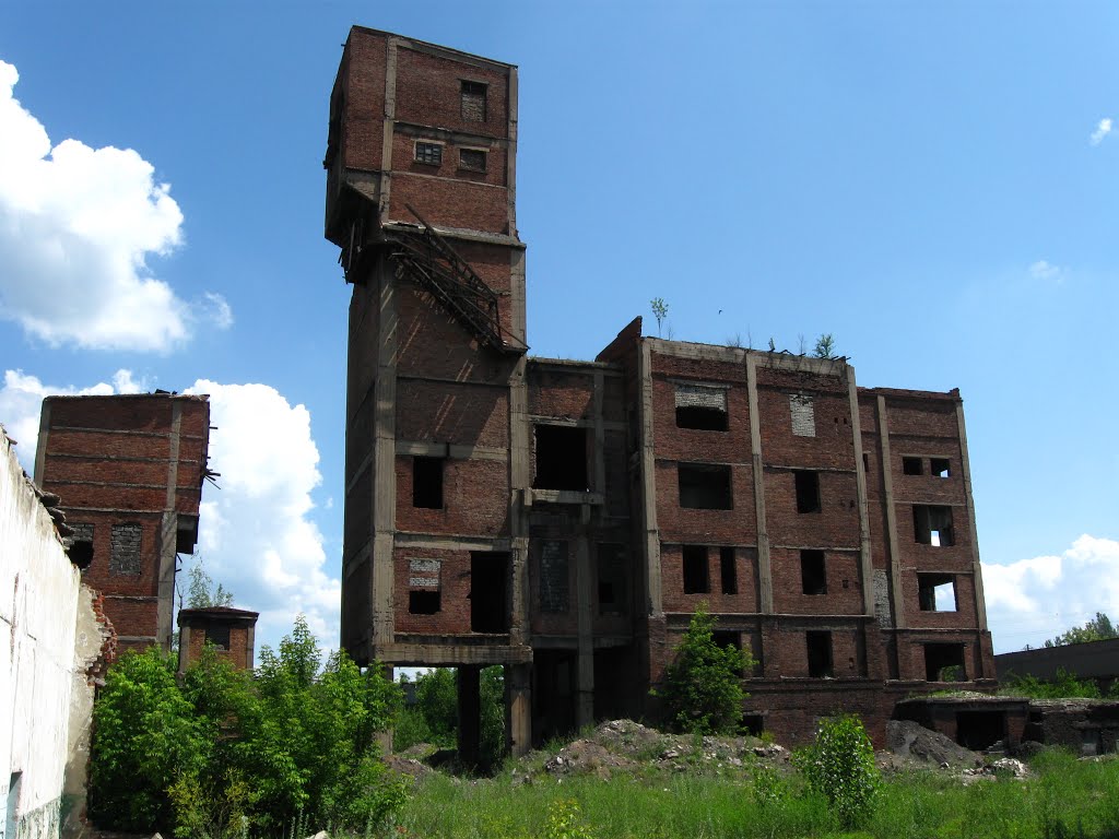 Руины шахты им Артема, Дзержинск