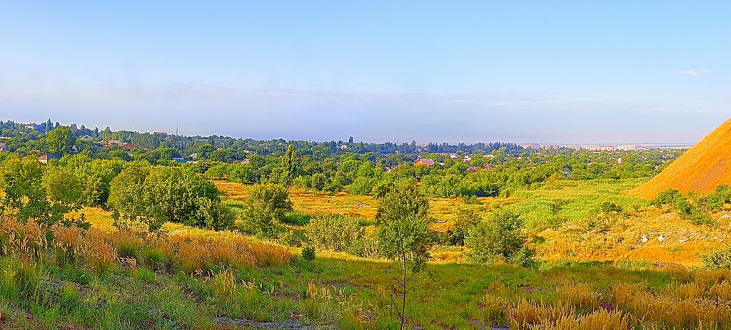 Панорама Железнодорожного посёлка, Енакиево