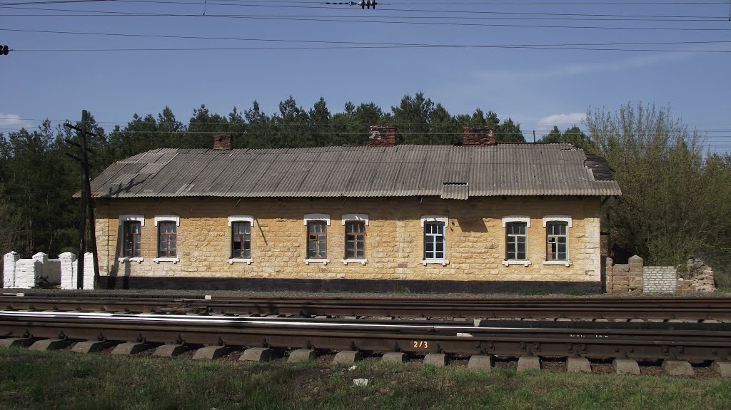 старое станционное здание, Кировск