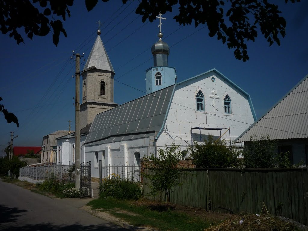 Церковь во время ремонта, Краматорск