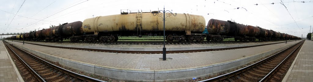 Railway station in Krasnyj Liman, Красный Лиман