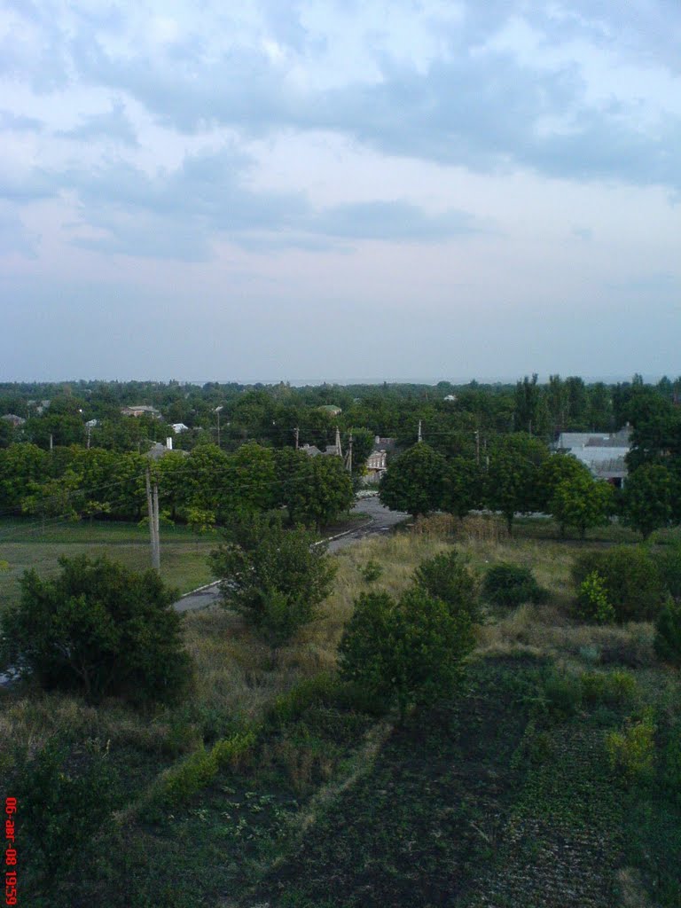 вид с пятиэтажки, Новоазовск