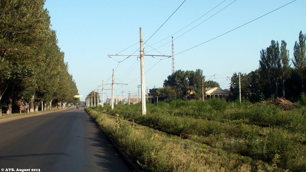 трамвайная линия, Константиновка
